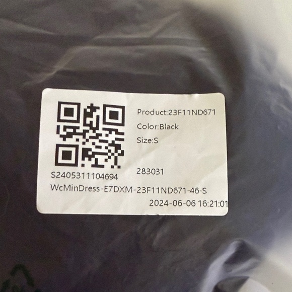 HALARA Elegant Black Sleeveless Dress - size Small - NWT - Picture 8 of 8